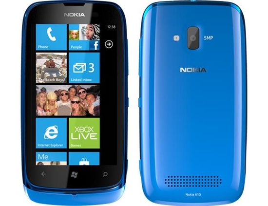 低端诺基亚Lumia 610于6月首周登陆英国市场